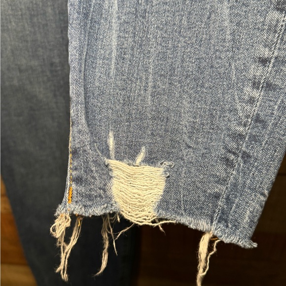 Good American Blue Distressed Jeans - Picture 7 of 12